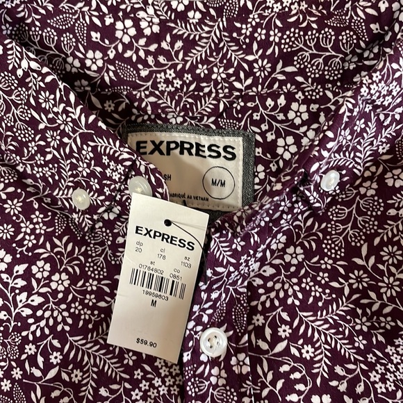 Express Slim Soft Wash Button Down - Picture 3 of 4